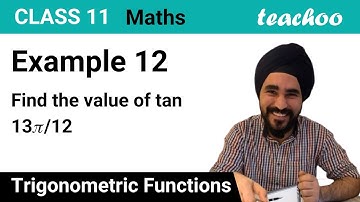 Example 12 - Find value of tan 13pi/12 - Chapter 3 Class 11 - Teachoo