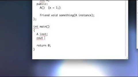C++ Basic Skills: Lesson 24 "Friend Classes and Functions"