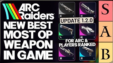 Arc Raiders - This Gun is Actually OP - ALL 20 Weapons Ranked Tier List - Best For Arc & PvP Guide!