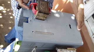 modificando maquina de soldar de AC a DC