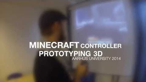 Minecraft Controller (3D Prototyping)