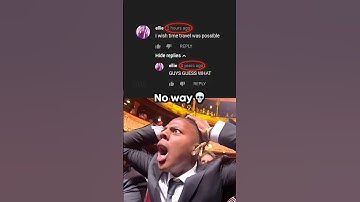 Bro is a time traveler 💀