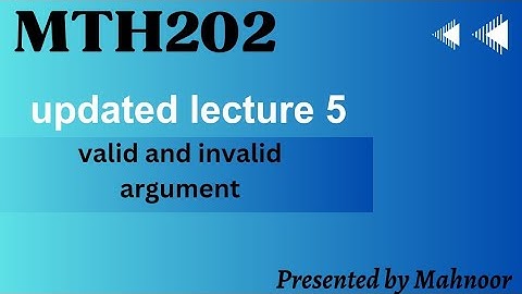 mth202 short lecture 5 | vu updated short lecture 2024 | by Mahnoor