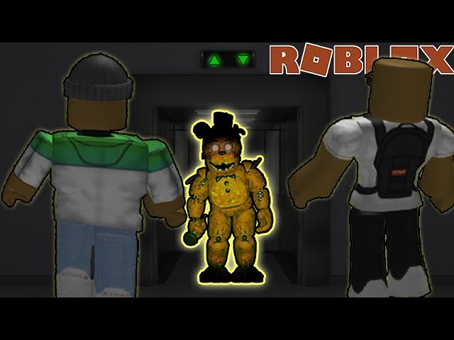 Escaping Golden Freddy In Roblox The Scary Elevator Youtube - golden freddy vs chucky roblox aenh the scary elevator