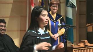 2015 UBC Graduation Speech/Rap - Mira Leung