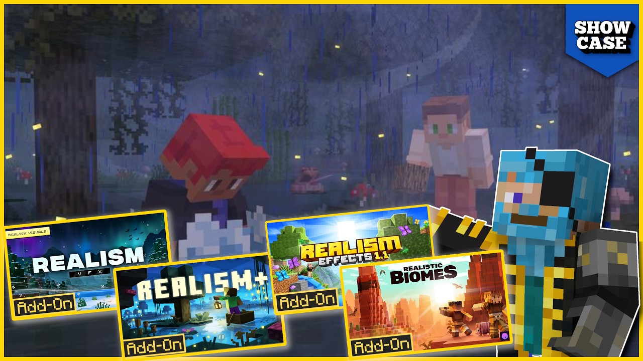 Тестирование реалистичных дополнений для Minecraft с яркой графикой | Minecraft Bedrock | Демонст...