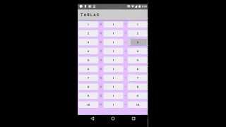 Tablas de multiplicar en Android screenshot 2