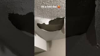 Water leak from upper flat suddenly 🤬