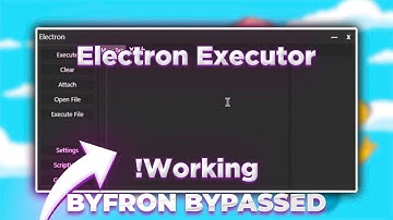Roblox BEST Executor Electron FULL Byfron Bypass 2023 *FIXED*