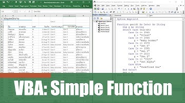 สอน Excel VBA: การเขียน VBA ฟังก์ชันเพื่อคำนวณว่าเกิดใน Generation ใด เช่น Gen X, Gen Y