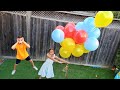 Heidi प्रिटेंड प्ले जाइंट गुब्बारे | Heidi & Zidane Hindi fairy tales