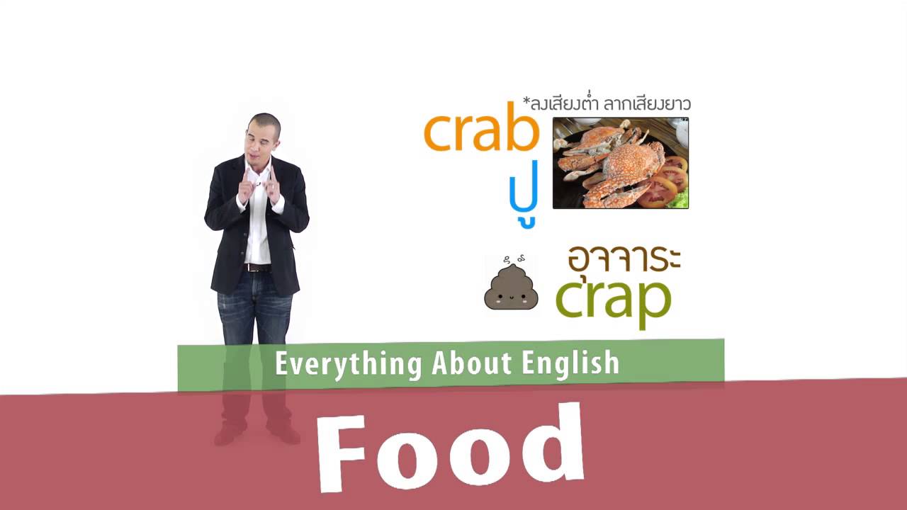 [Clip]  Click : Everything About English : Food : Crab จะได้กินปูหรือกิน...