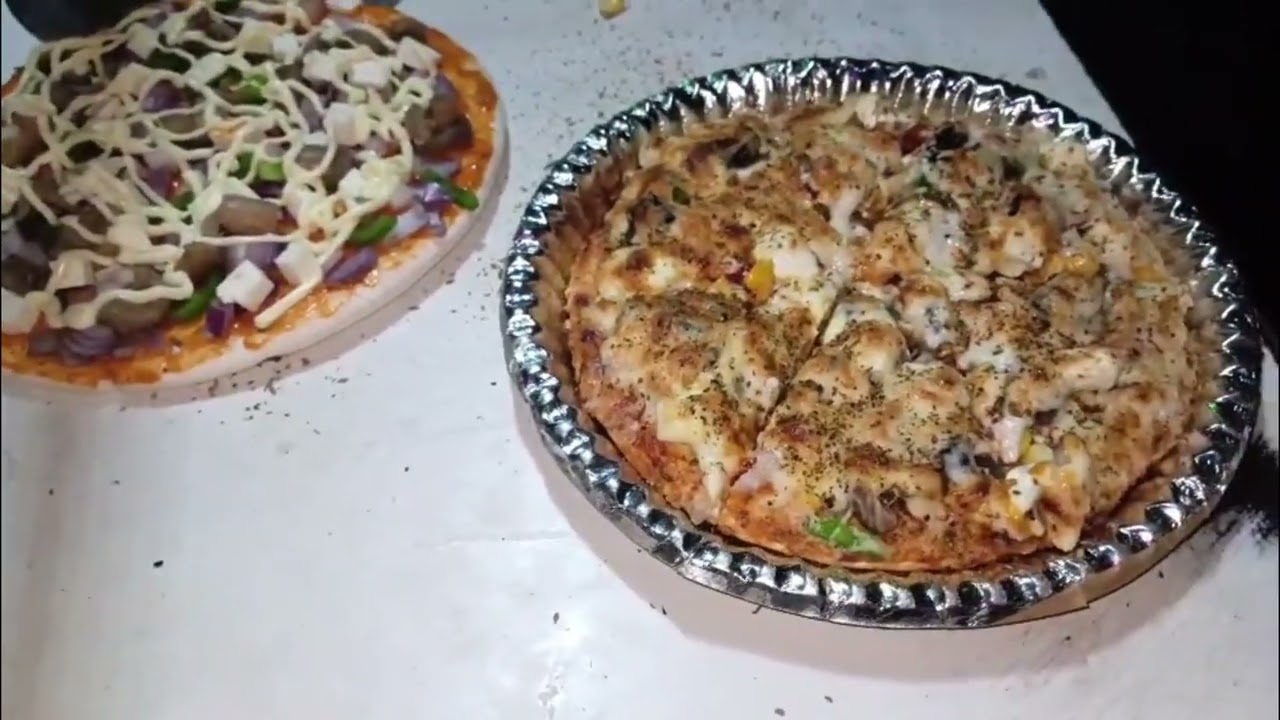 Delhi ka Fully loaded Veg pizza l Viral Pizza l North East Delhi Best Pizza l