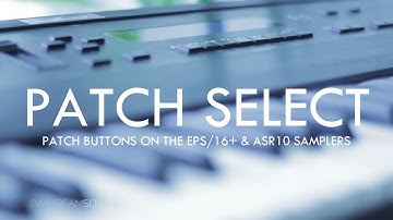 Ensoniq Patch Select Buttons For The ASR 10 Synth Sampler