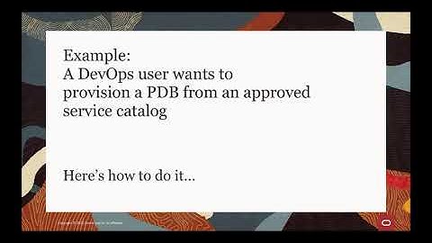 Pluggable Database as a Service on OCI using  Oracle Enterprise Manager Cloud Management Pack