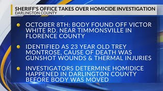 Darlington County deputies take over murder investigation after authorities say body dumped near Tim