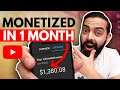 How to Get Monetized on YouTube Fast (1000 Subscribers and 4000 Hours in 1 Month)