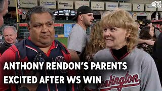 Anthony Rendon's parents speak on his World Series victory Details