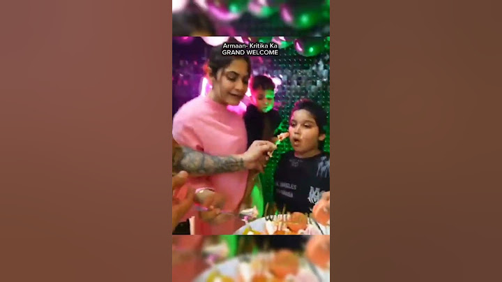 armaan kritika grand welcome #armaanmalik #kritikamalik #payalmalik