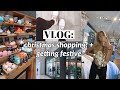 VLOG: christmas shopping for my fam + getting festive!