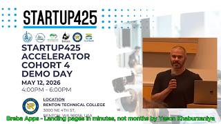 Startup425 Demo Day 2026 | Breba Apps - Landing Pages in Minutes, Not Months by Yason Khaburzaniya