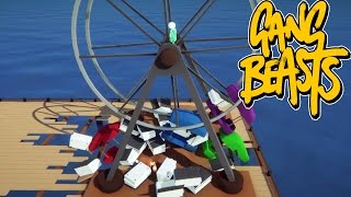 Gang Beasts - Wheel of Death [Father Vs. Son]