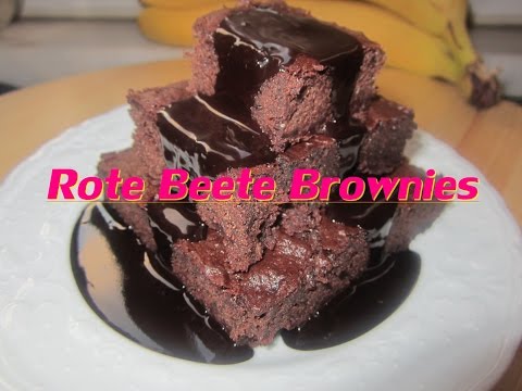 Rote Bete Brownie | Schokoladen Brownie Mit Roter Beete Rezept | Backen Mit Gemüse Kooperation