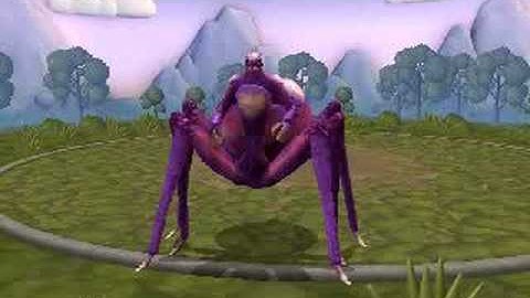 Spider/human creature on Spore Creature Creator