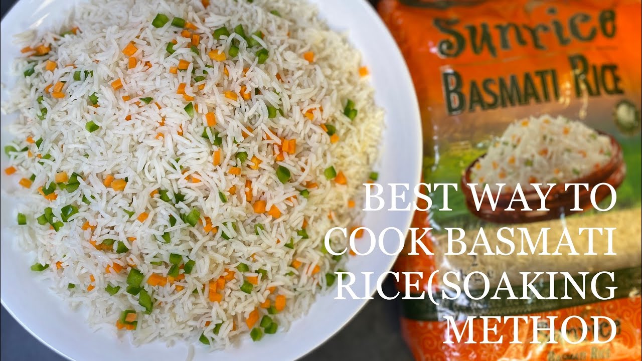 How to cook basmati rice in a rice cooker (Soaked & Unsoaked