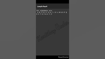 #19 To print alphabets A to Z in C