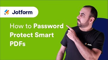 How to Set a Password for Jotform PDF Attachments