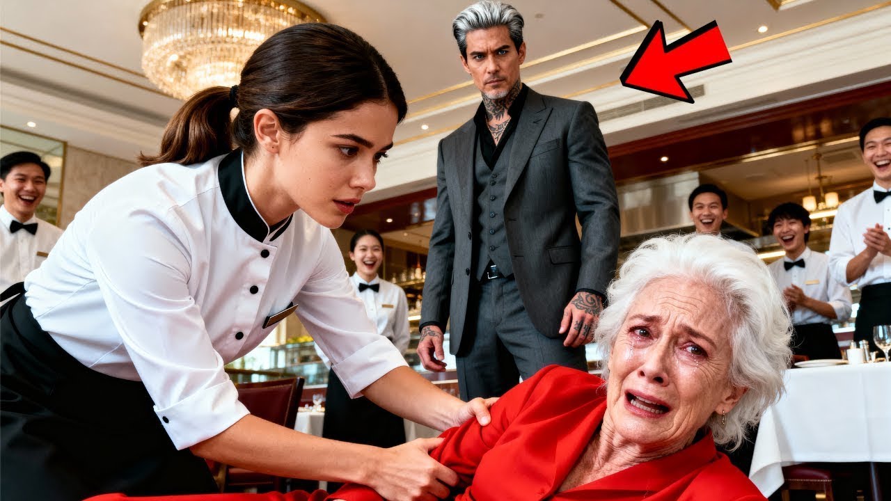 Alle Lachten Über Die Kellnerin, Bis Sie Erfuhren, Dass Die Alte Frau Die Mutter Des Mafiabosses War