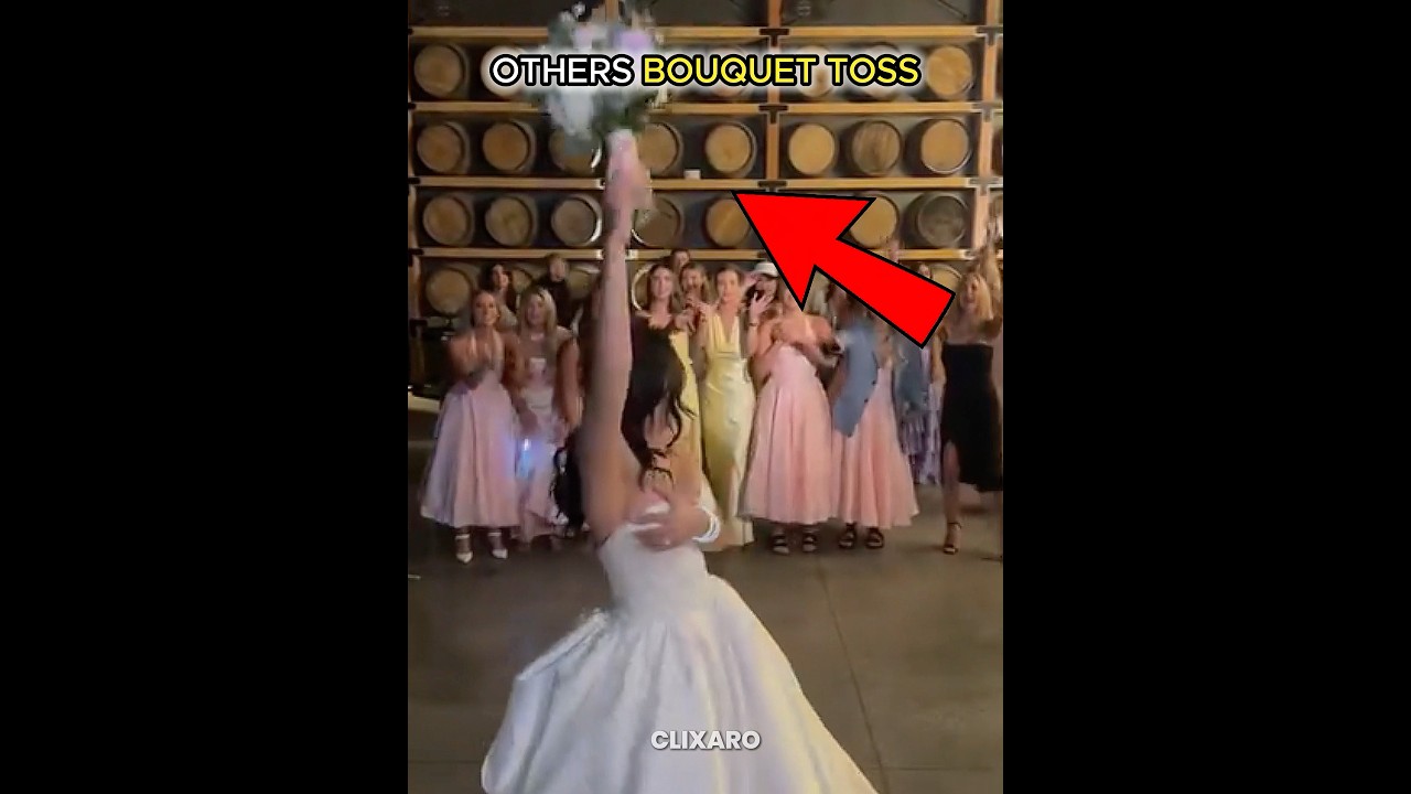 Others bouquet toss Vs Boys 🥶 