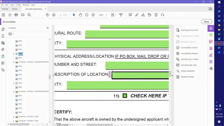 how to correct tag content failed in an accessibility check