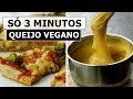 QUEIJO VEGANO que estica: pronto em 3 minutos, simples e sem lactose #queijovegano #veganway