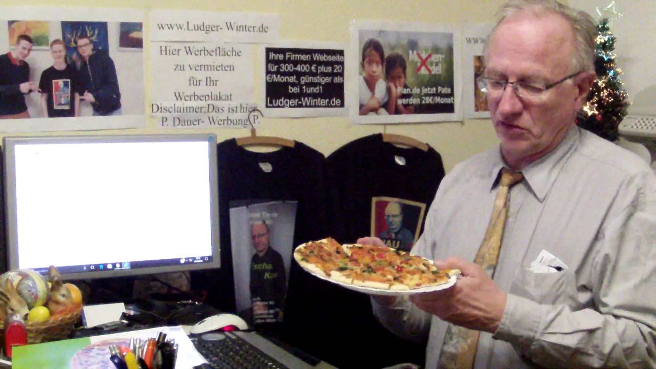 936 Ludger Winter Test Des es Die Vegetarische Gemuse Pizza Vom Aldi Fur 99 Cent Sehr Gut Youtube