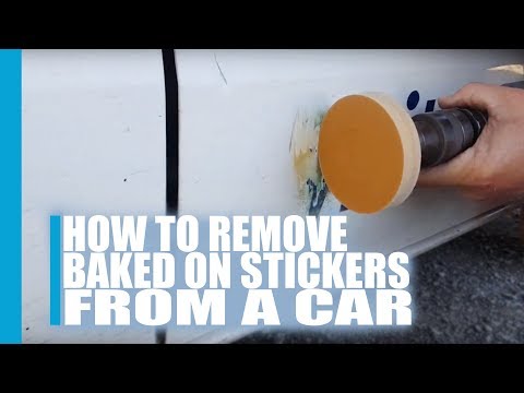 How to remove stickers from your car