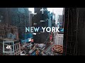 Open Window New York Cityscape City Sounds For Work Study Morning To Night 12 Hours 