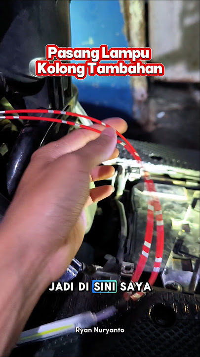 pasang lampu kolong tambahan di motor beat deluxe #beatdeluxe #beatmodifikasi
