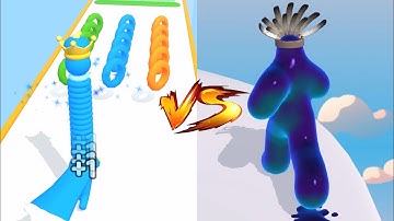 Blob Runner 3d🌟VS Long Neck Run:All Levels Gameplay Android, iOS Walkthrough Mobile Game NEW UPDATE