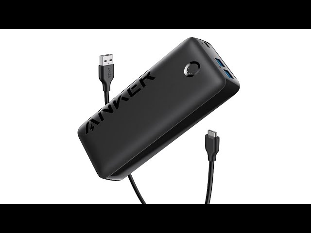 Anker 335 Power Bank 20000 mAh 20W PD Battery in Black