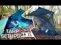 DD Hammocks XL Tarp - Two Set Up Ideas.