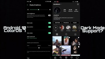 OPPO F11 Pro Android 10 Support Dark Mode?