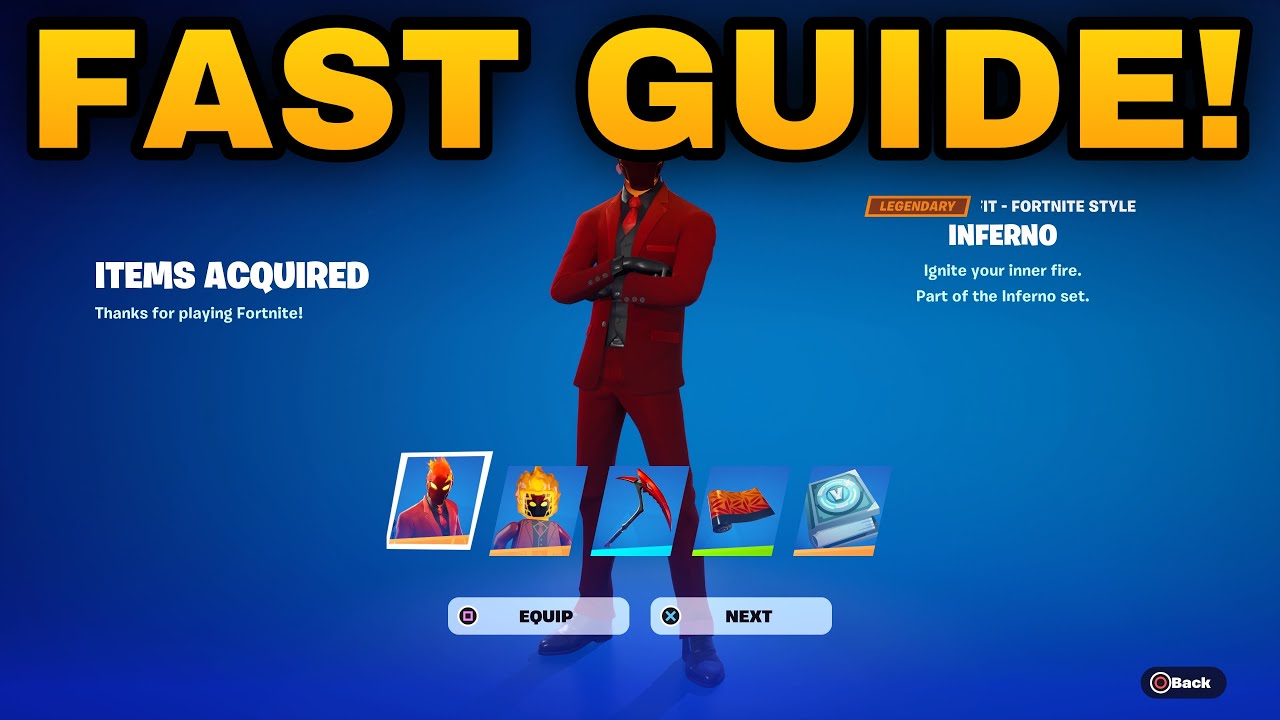 How To COMPLETE ALL INFERNO QUESTS CHALLENGES in Fortnite! (Quests Pack