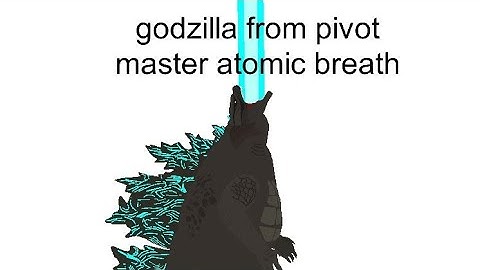 Godzilla atomic breath Animation test (from pivot master)