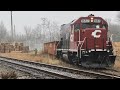 Railroad Switching In Rain!  How To Switch Facing Point Switches!  Rare Video, Rusty East End Track!