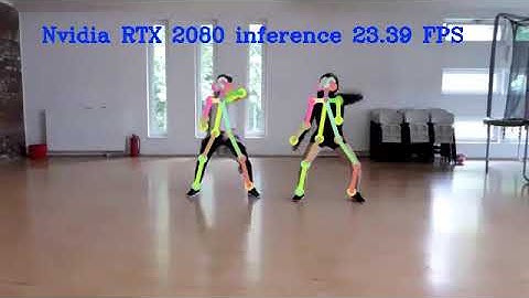 OpenPose neural network human pose estimation working with OpenCV on NVidia GPU
