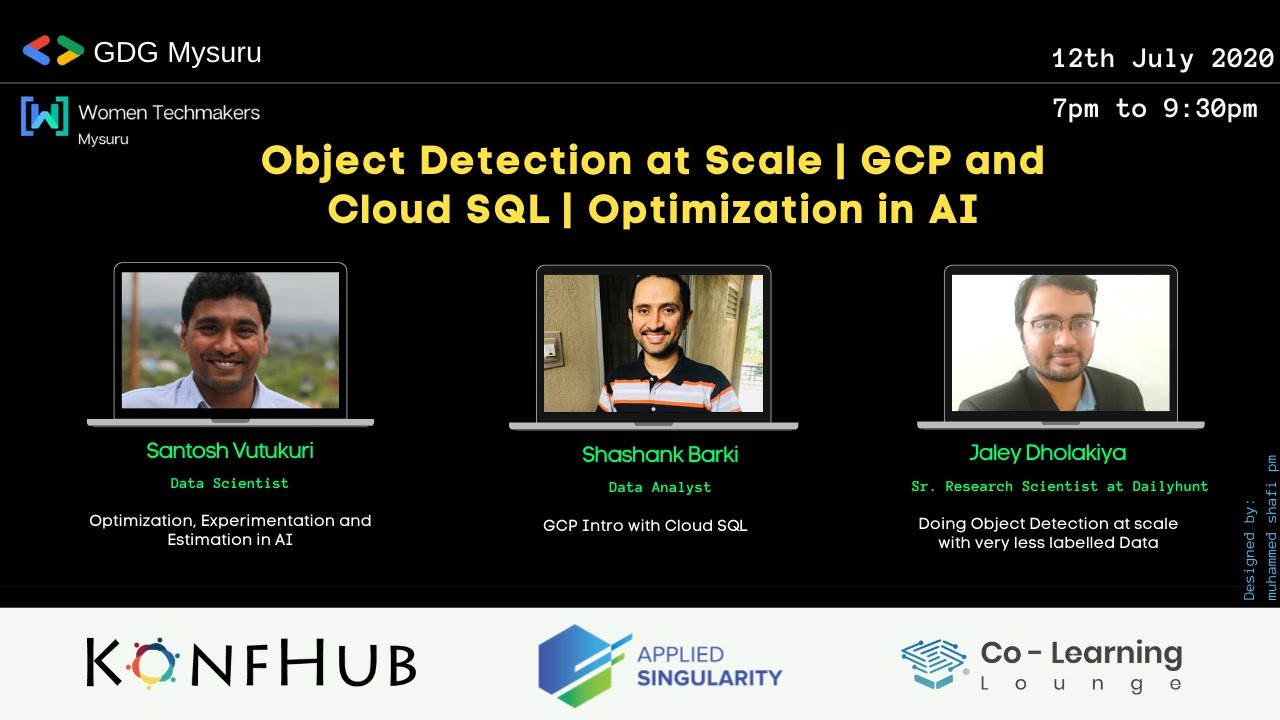Object Detection at Scale | GCP and Cloud SQL | Optimization in AI ...