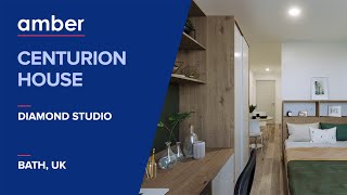 Room Type Diamond Studio | Centurion House | Student Accommodation in Bath | amber