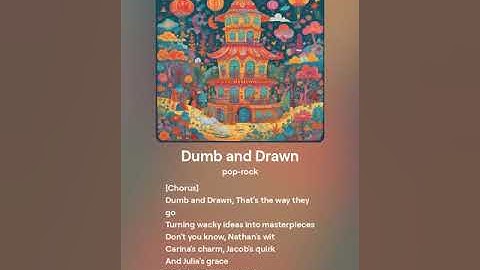 Dumb and Drawn (AI Drawfee song)